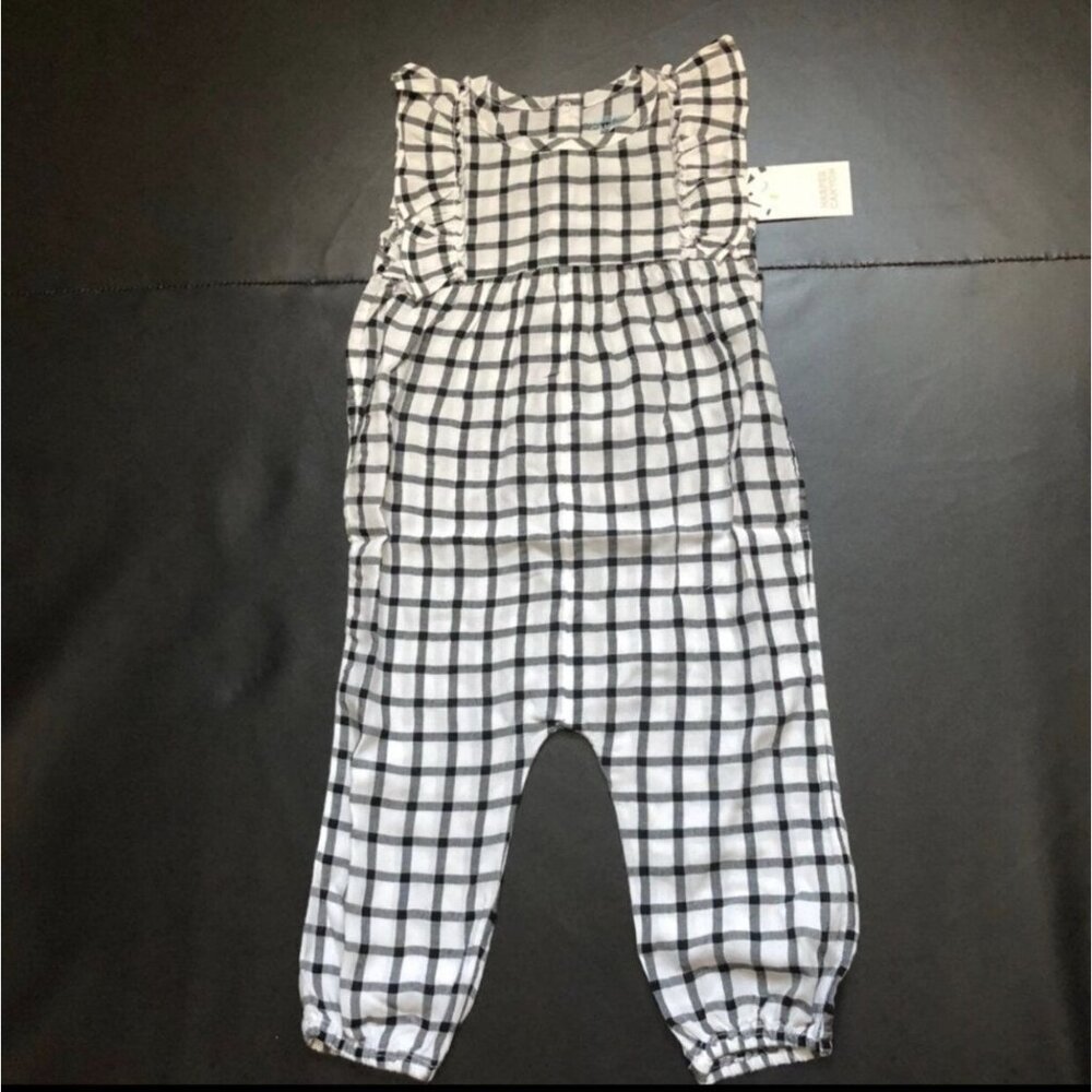 NWT Harper Canyon flutter sleeve romper baby girls size 9M